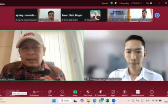 Tangkap Layar Kordiv. SDMO Fereddy sedang meenyampaikan penguatan SDM dalam forum Diskusi Pojok Pengawasan secara Daring (18/2/26)