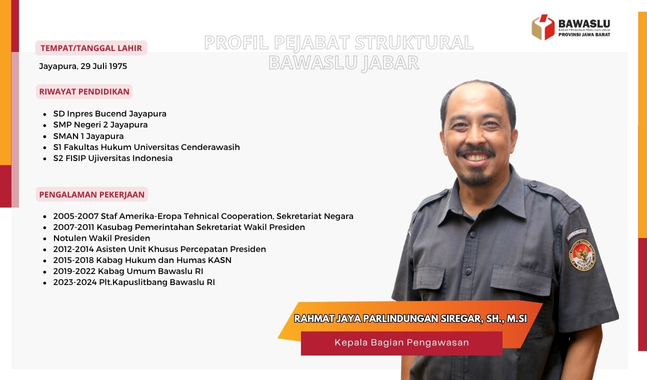 KEPALA BAGIAN PENGAWASAN