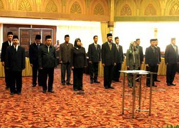 14 Kasek Panwaslu Kab/Kota se-Jawa Barat Resmi Dilantik