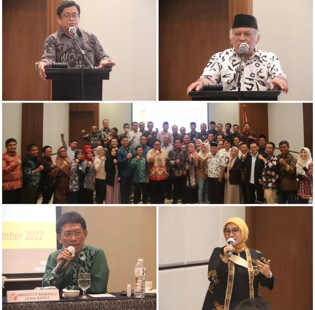 DIHADIRI KETUA BAWASLU RI, BAWASLU JABAR BINA APARATUR PENGAWAS