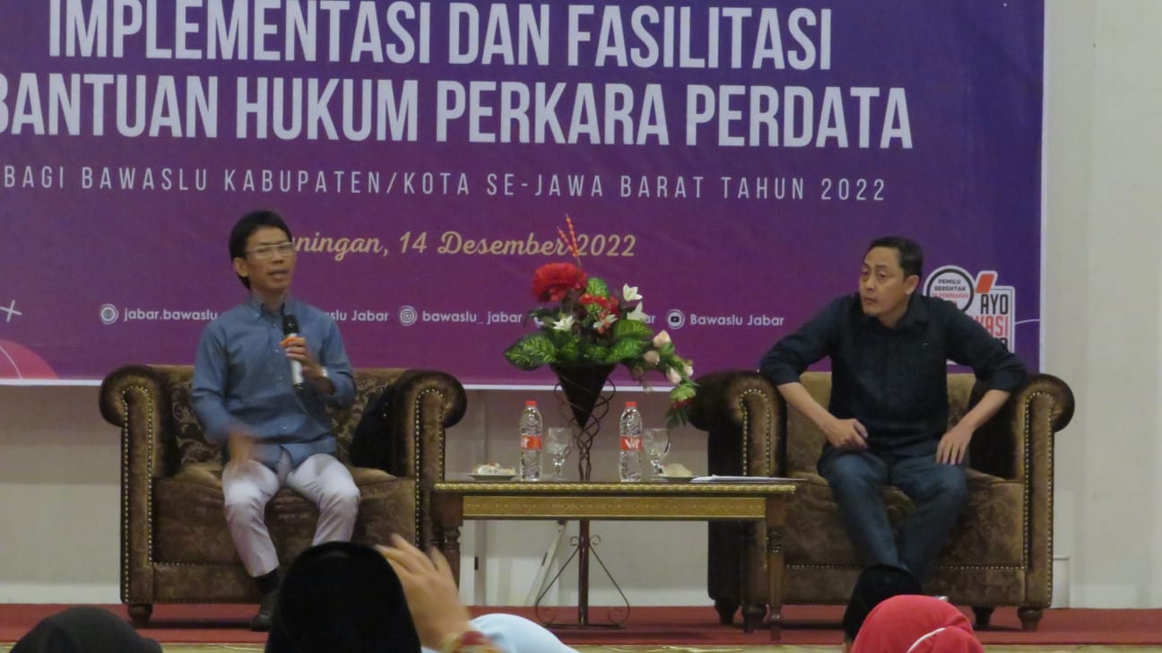 BAWASLU KABUPATEN/KOTA HARUS SIAP DALAM BANTUAN HUKUM