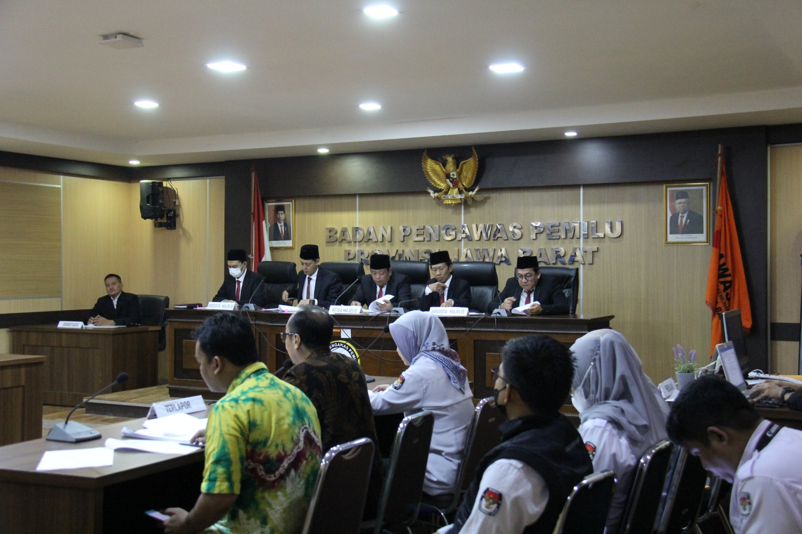 Tindaklajuti Laporan, Bawaslu Jabar gelar Sidang Pertama Pemeriksaan Dugaan Penanganan Pelanggaran Administrasi