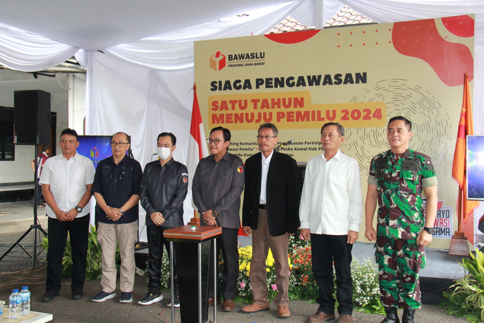 SATU TAHUN MENUJU PEMILU 2024, BAWASLU JABAR GELAR SIAGA PENGAWASAN 