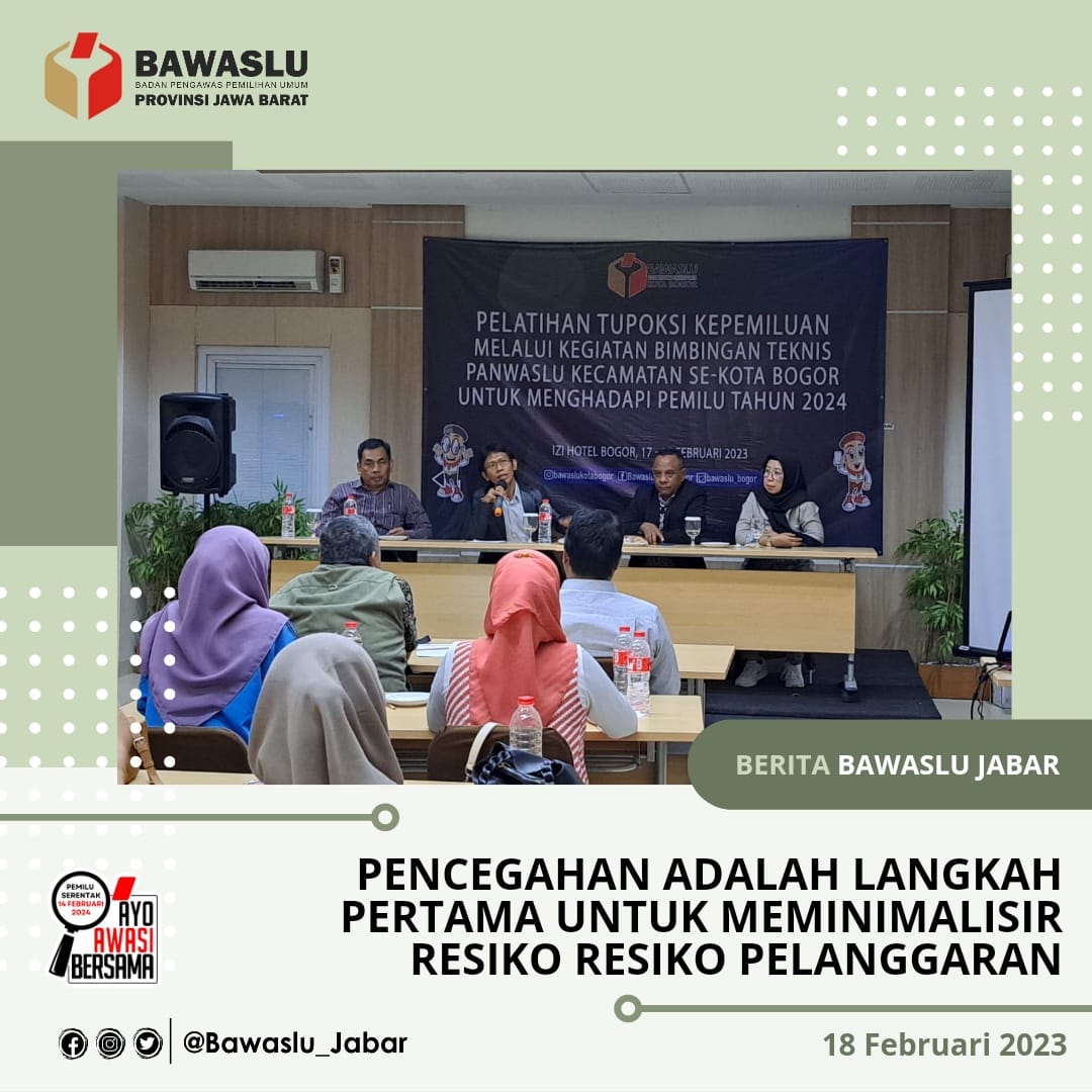 PENCEGAHAN ADALAH LANGKAH UTAMA MEMINIMALISIR RESIKO PELANGGARAN  