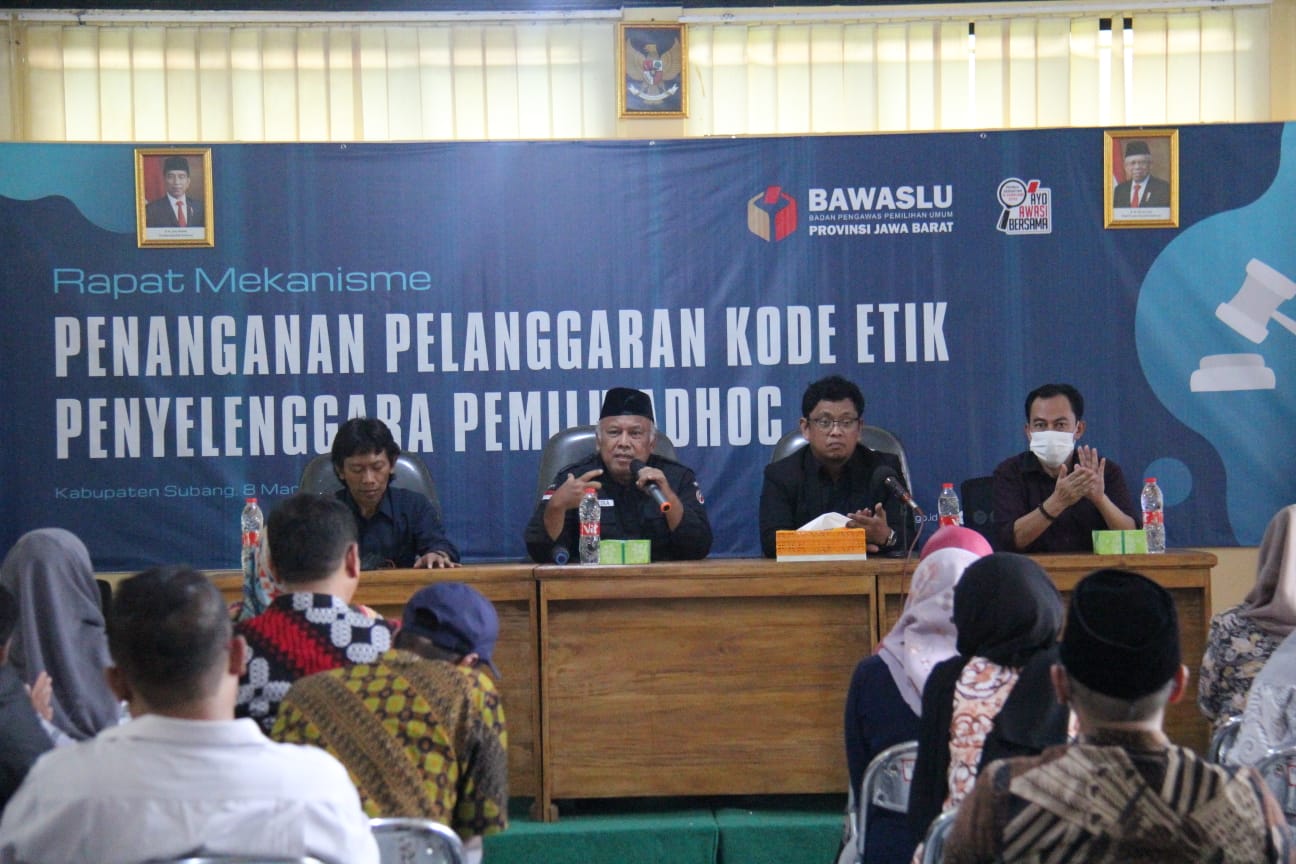 RAPAT MEKANISME PENANGANAN PELANGGARAN KODE ETIK PENYELENGGARA PEMILU ADHOC 
