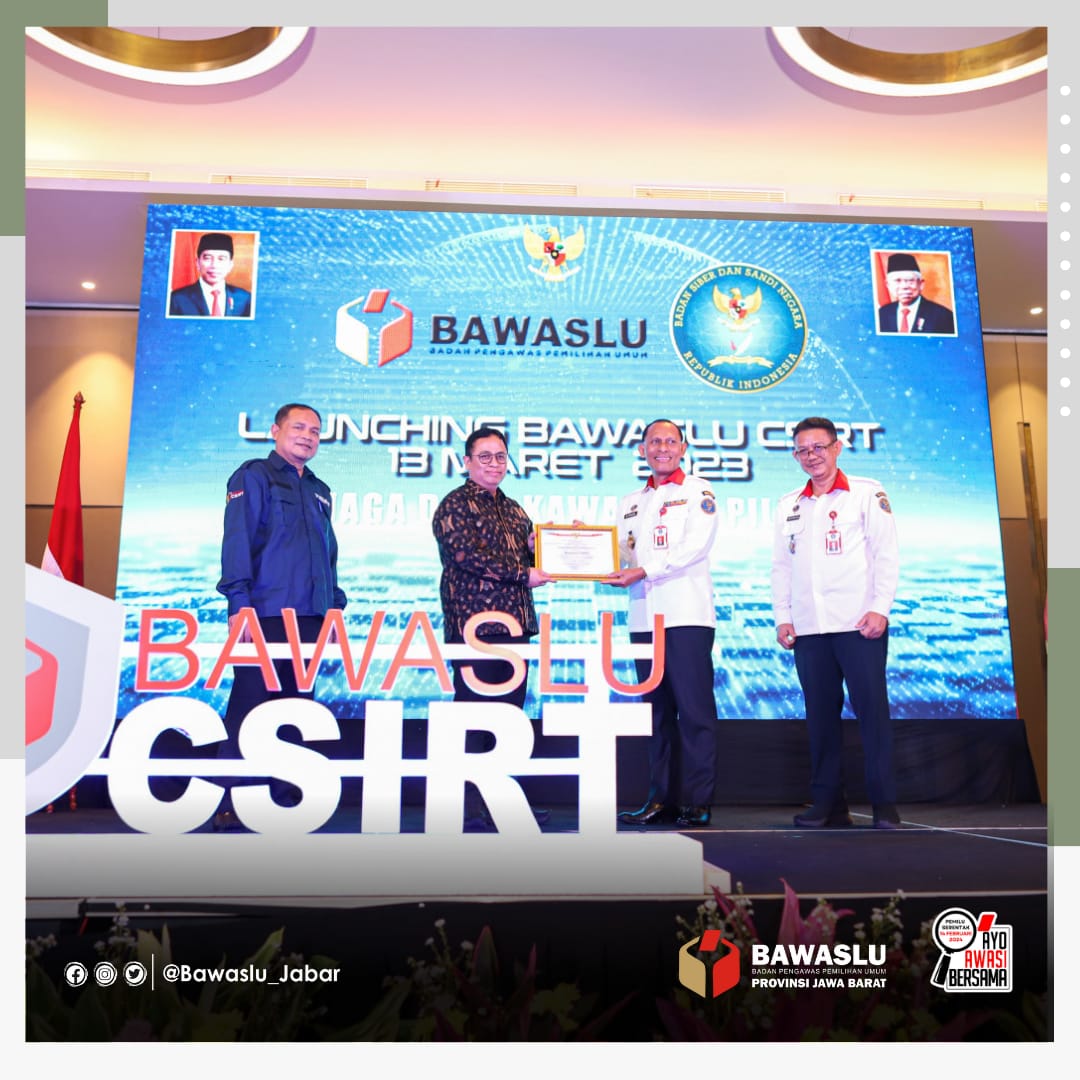 PERKUAT KEAMANAN SIBER BAWASLU - CSIRT RESMI DILUNCURKAN 