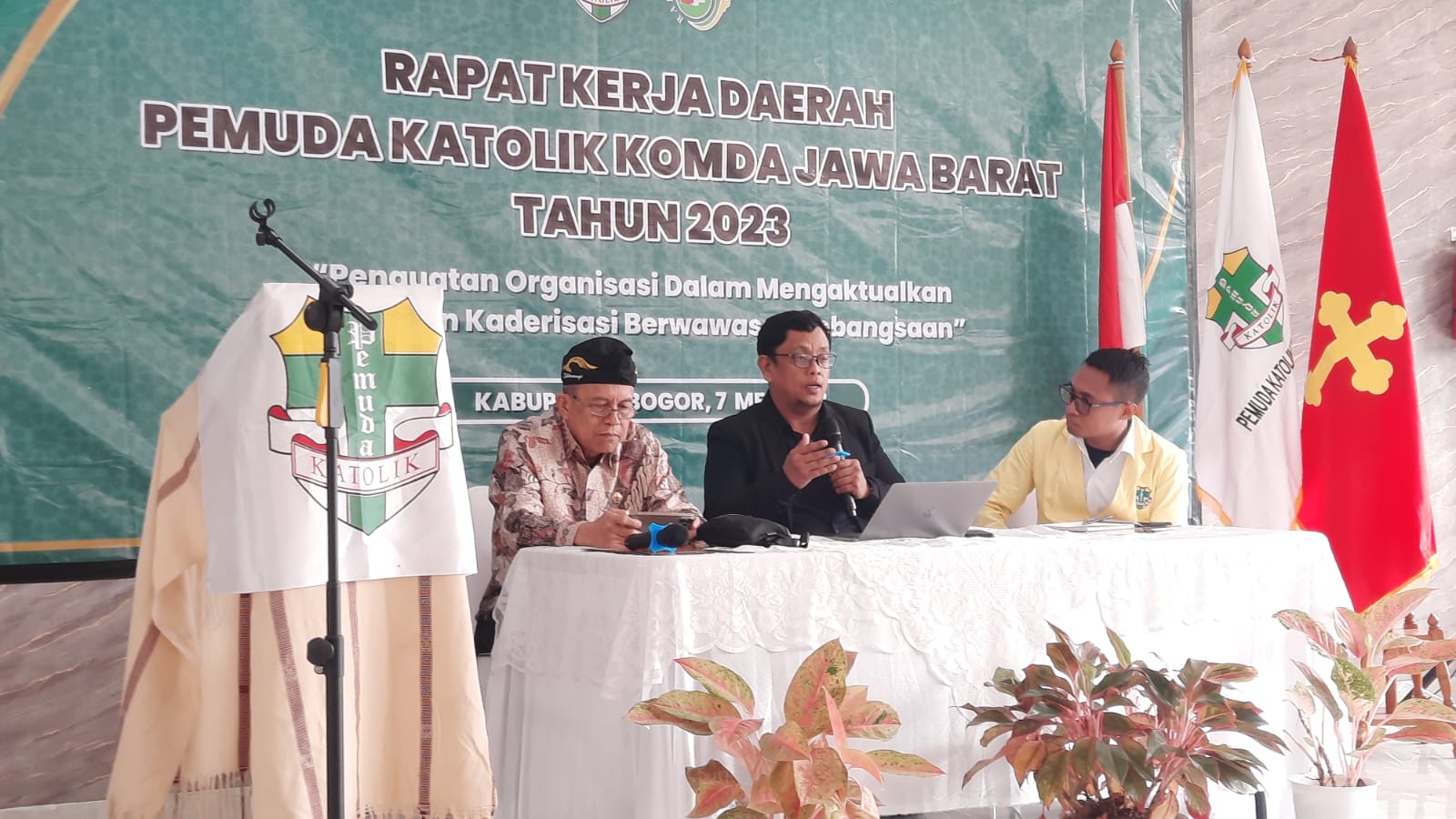 KETUA BAWASLU JABAR AJAK PEMUDA KATOLIK BERPERAN DALAM PENGAWASAN PEMILU 