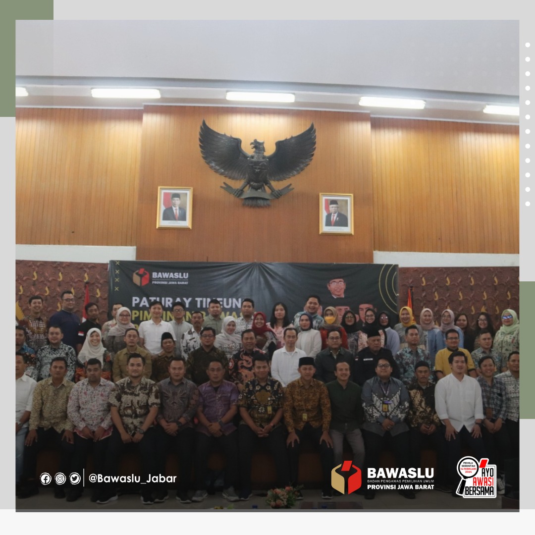 PATURAY TINEUNG PIMPINAN BAWASLU JAWA BARAT, MOMEN KEGIATAN TERAKHIR PIMPINAN DAN SEKRETARIAT DI PERIODE 2018-2023 