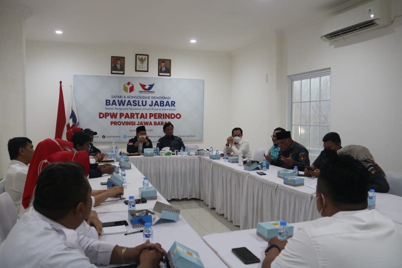 Bawaslu Membangun Demokrasi Indonesia, konsolidasi Bersama Perindo 