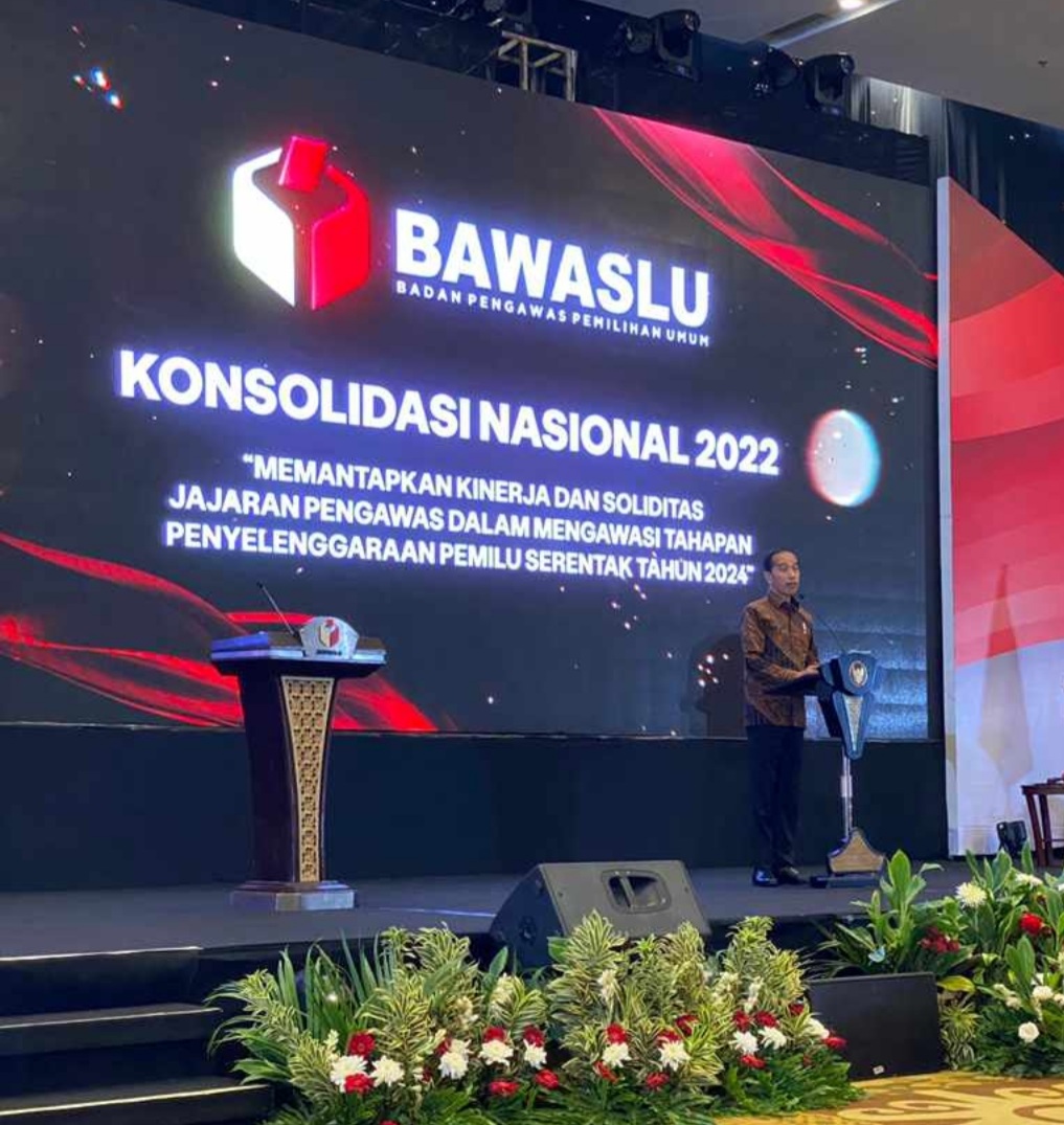 BAWASLU JABAR HADIR PADA KONSOLNAS BAWASLU YANG DIBUKA PRESIDEN RI 