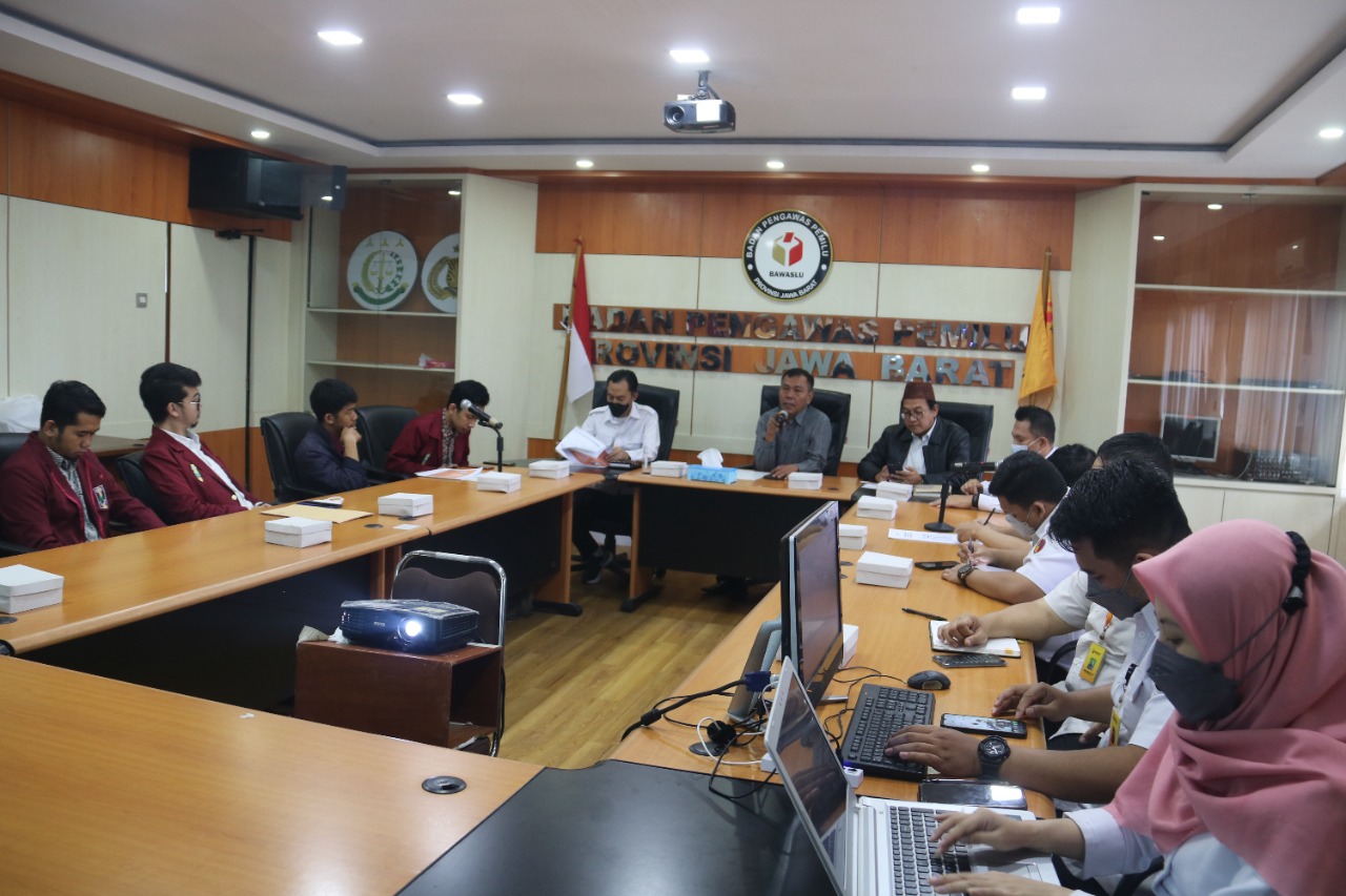 Bawaslu Jabar Terima Kunjungan Ikatan Mahasiswa Muhammadiyah Jabar, Perkuat Pengawasan Partisipatif