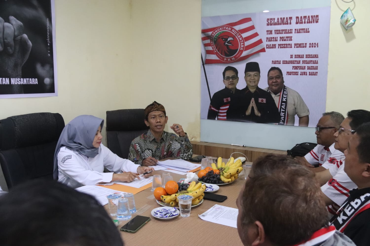 Awasi Langsung Verifikasi Faktual, Bawaslu Jabar datangi Partai Kebangkitan Nasional Jabar