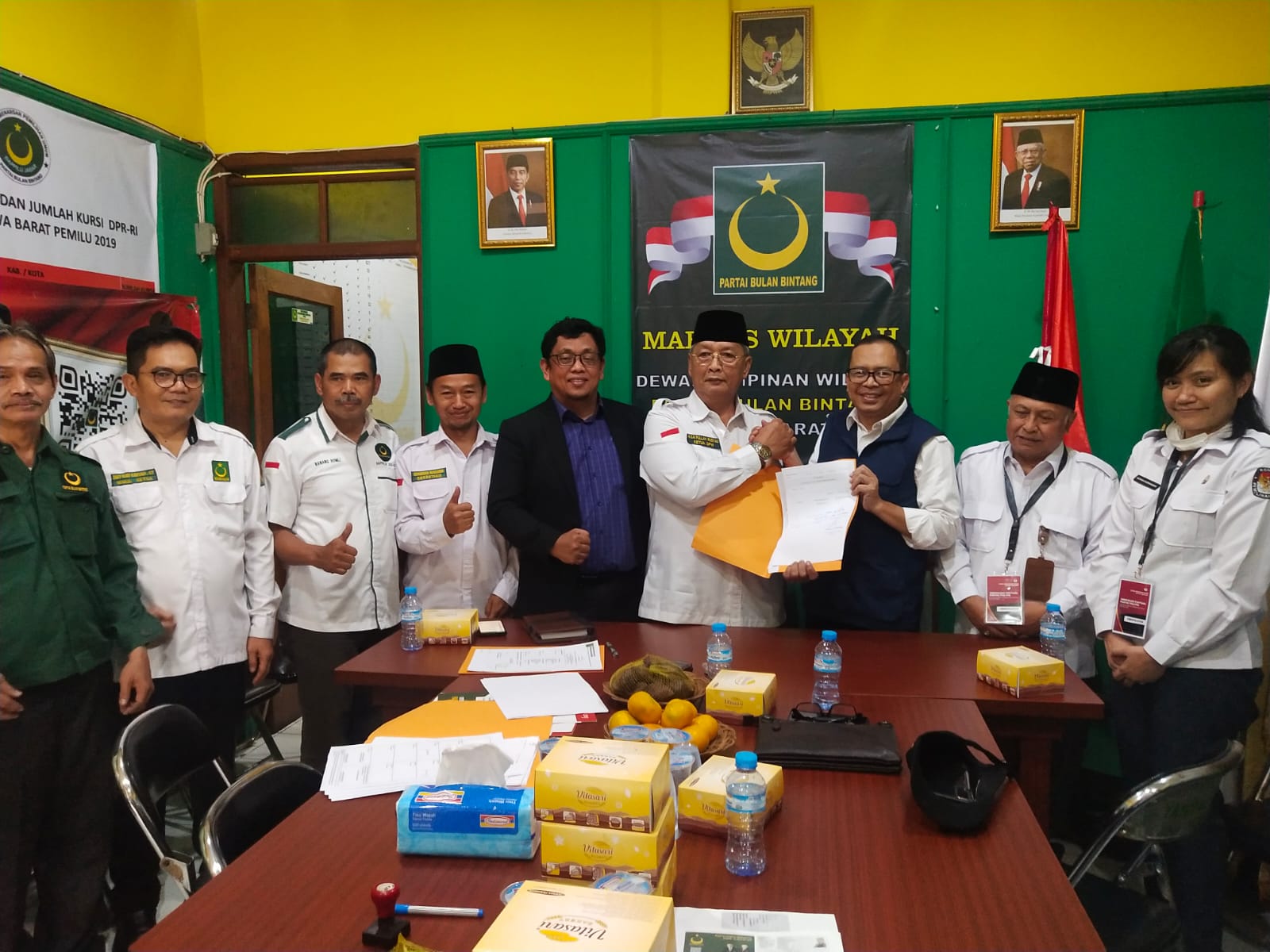 Verifikasi Faktual Parpol wajib di Awasi, Ketua Bawaslu Jabar datangi langsung Partai Bulan Bintang 