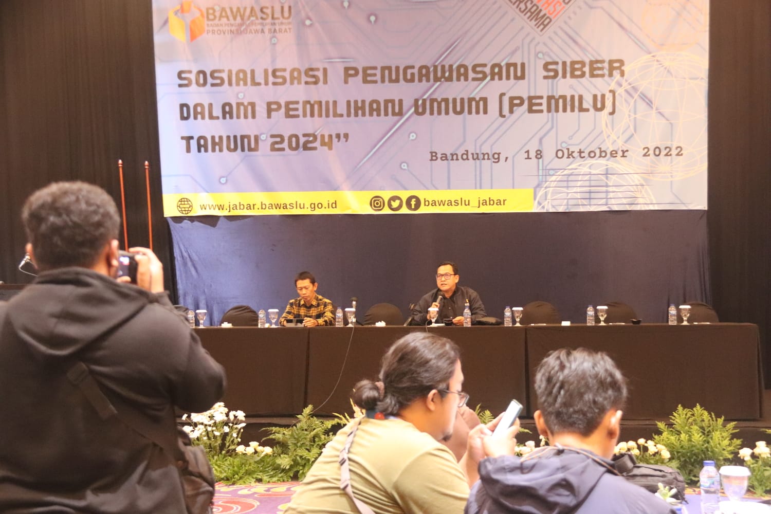 Bawaslu adakan Sosialisasi Pengawasan Siber Dalam Pemilu 2024