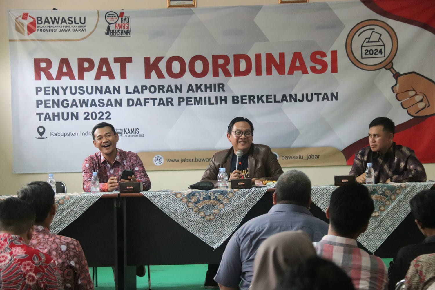 Bawaslu Jabar Gelar Rakor Penyusunan Laporan Akhir DPB Tahun 2022 