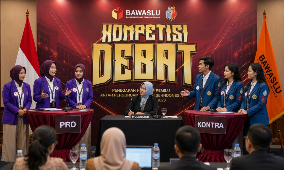 Ilustrasi Kompetisi Debat Pemilu Nasional 2026
