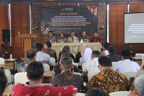 Waspadai Potensi Sengketa Proses Pemilu, Bawaslu Jabar Minta Bawaslu Kab/Kota Identifikasi dan Evaluasi Kesiapan