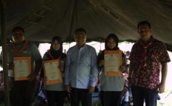 Bawaslu Jabar melaksanakan Sosialisasi Pengawasan Bagi Anggota Pramuka di Tasikmalaya