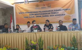 PENEGAKAN HUKUM PEMILU MENJADI TUGAS BERSAMA PARA APH 