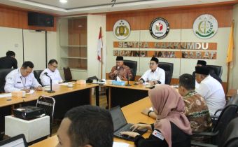 BAWASLU JABAR KOORDINASI DENGAN KPU JABAR MENJELANG PENETAPAN DPT