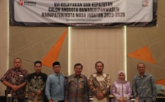 PELAKSANAAN UJI KELAYAKAN CALON BAWASLU KABUPATEN/KOTA DILAKUKAN MELALUI SISTEM SSGD