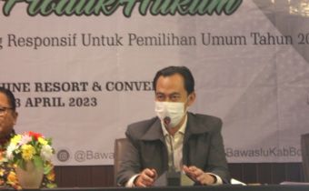 SOSIALISASI PRODUK HUKUM UNTUK MENUNJANG KOMPETENSI JAJARAN PENGAWAS PEMILU 