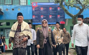 PIMPINAN BAWASLU JABAR DAMPINGI PIMPINAN BAWASLU RI DI CIANJUR