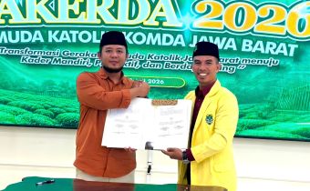 Ketua Bawaslu Jabar Melakukan Kerjasama dengan Pemuda katolik Jawa Barat