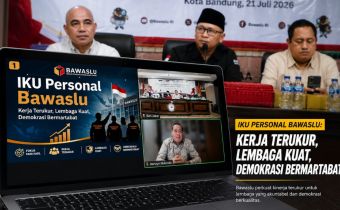 Sosialisasi Petunjuk Teknis IKU Pengawas Pemilu Tahun 2026 di Kantor Bawaslu Provinsi Jawa Barat